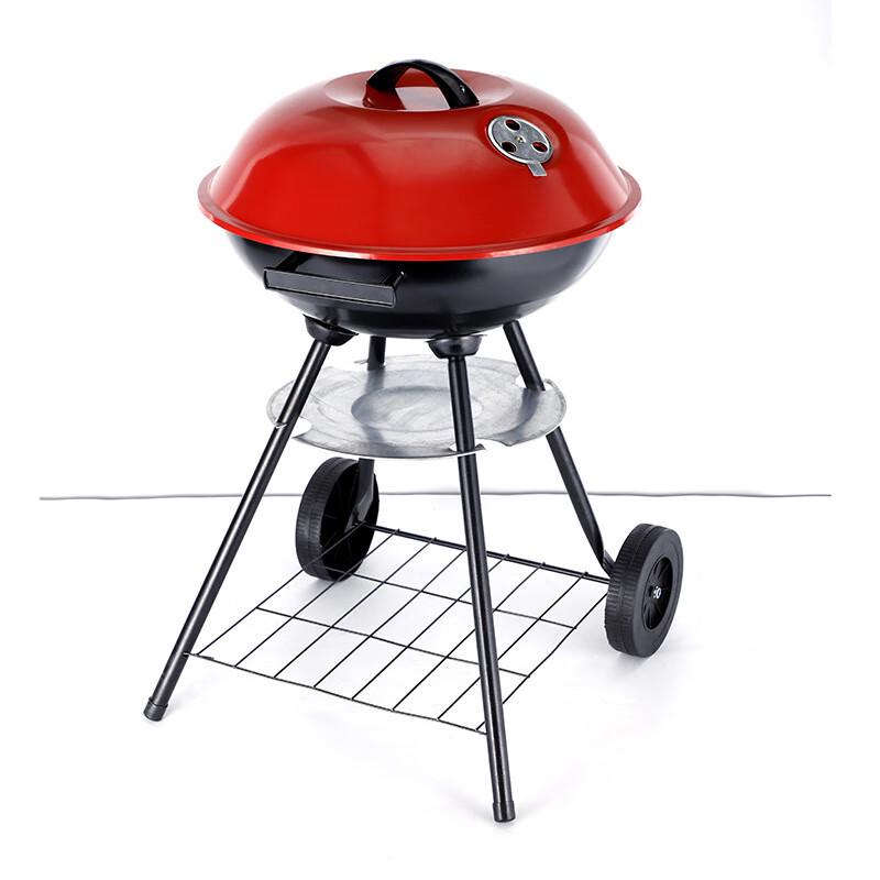 ZISIZ Portable Outdoor Charcoal BBQ Grill 17 inch