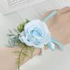 Elegant Floral Pearl Wristband Wrist Decor Ornament for Bridesmaids Wreath for Wedding Reception Photography