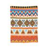 Traditional Ethnic Tribal Pattern  Fleece Throw Blanket Kizomba Blankets for Home Travel Ultra-Soft Bedroom Quilt,