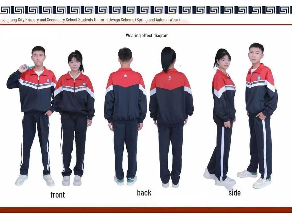 Jiujiang City School Uniforms: Elementary To High School Summer & Autumn Collection