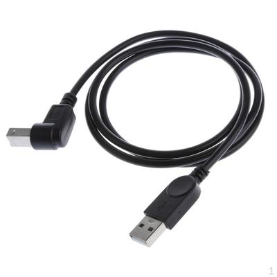 Καλώδιο Προσαρμογέα Δεδομένων USB2.0 Αρσενικό σε USB Τύπου B Γωνιακό 90°
