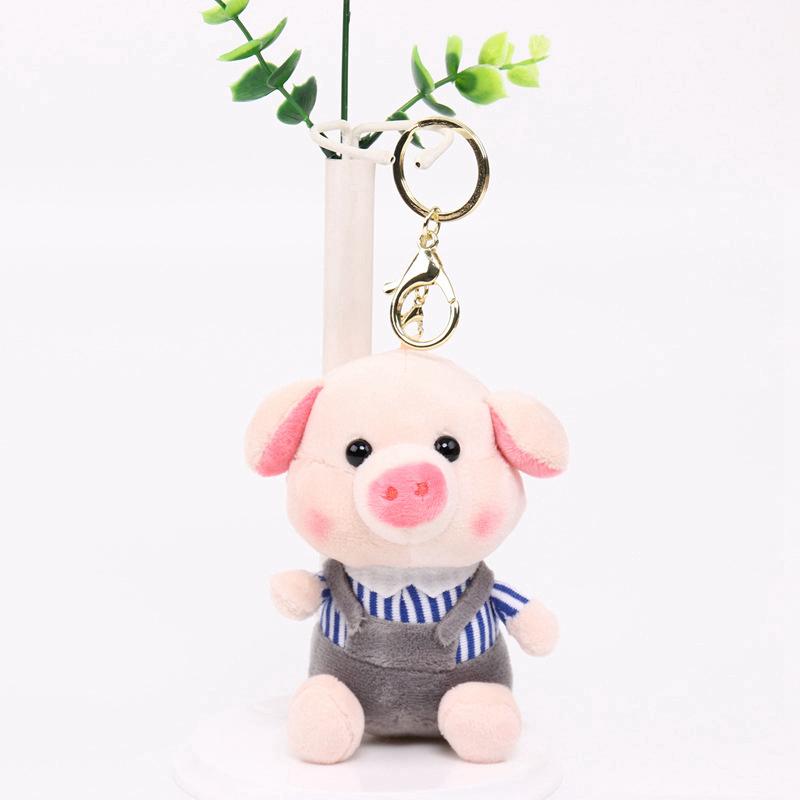 1pc 12cm Cute Fragrance Pig Plush Toys Soft Stuffed Animals Mini Piggy Bag Pendant Plush Dolls Key Chain For Children Girls Gift
