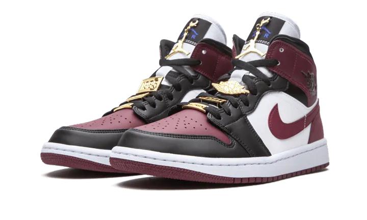 Air Jordan 1 Mid SE Melns