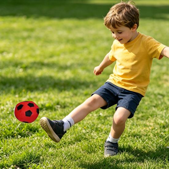 Creative Soccer Footbag, Soft Juggling Balls,Handwoven Football Bag, Colorful Bean Bags for Kids Outdoor Play
