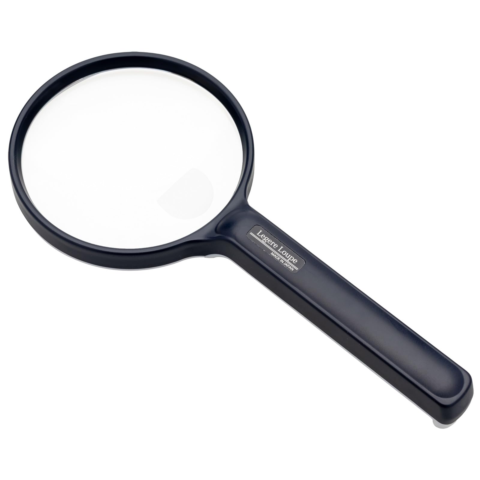 

MIZAR-TEC Magnifying Glass with Acrylic Lens, 2x Magnification, 4x Small Lens, 100mm Lens Diameter, Large, Lightweight, Shatter-Resistant, Made in