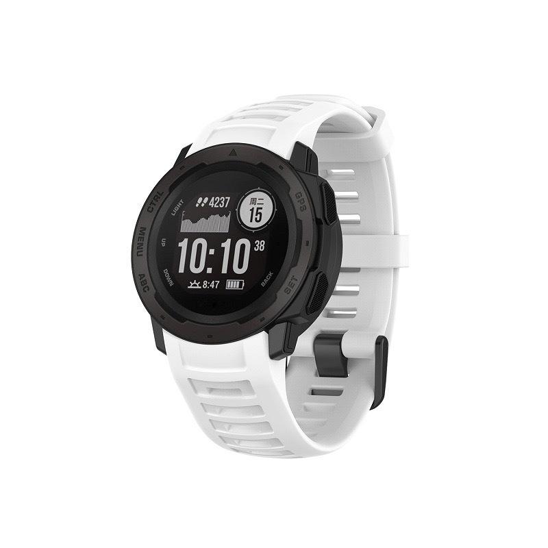 Silicone Quick Release Wristband for Garmin Instinct and Instinct 2 Smartwatches