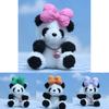 Adorable Cute Plush Panda Keychain Toy Soft Pp Cotton Stuffed Animal Decor