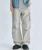 CGP Nylon Cargo Parachute Pants - Beige