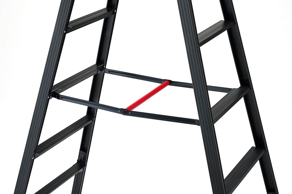 Hasegawa BLACK LABEL Teleskopowa drabina schodkowa 8 stopni (z drążkiem obsługiwanym jednym dotknięciem) RYZB-24a (2.21~2.52m) (10913)