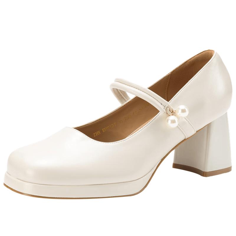 Women s Retro French Style Mary Jane Pumps EU 38