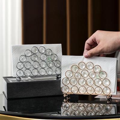 Napkin Dispenser Desktop Tissue Clamp Home Ornament Nordic Luxury Holder for Dining Room