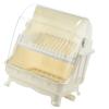 Cutlery Dish Drainer Rack with Lid Cover Multifunctional Kitchen Tableware Storage Box Beige