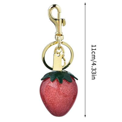 Strawberry Bag Charm Purse Charms Keychain,Strawberry Purse Charm,Strawberry Accessories Keychian For Women Valentine Bag Gifts