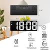 LED Digital Alarm Clock Portable Travel Clock for Bedroom Office  Kitchen Easy to Read Home Decor Battery Mains Powered