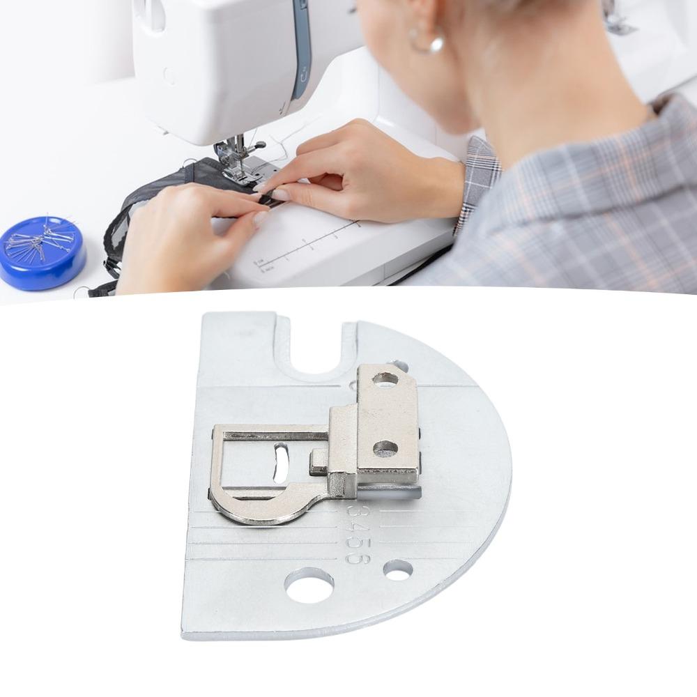 Steel Sewing Needle Plate Aperture 8mm Sturdy Needle Plate Feed Dog Kit Industrial Sewing Machine Plate for 317398+153286  