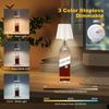 Wireless Bottle Lamp,2025 New 3 Color Rechargeable Wine Bottle Lights for Bars Restaurants (White, 1pc)