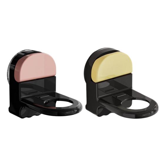 Suction Cup Bathroom Hanger Wall Mounted Hook Space Saving Organizer Adjustable Soap Dispenser Holder for Shower Shampoo Bottle