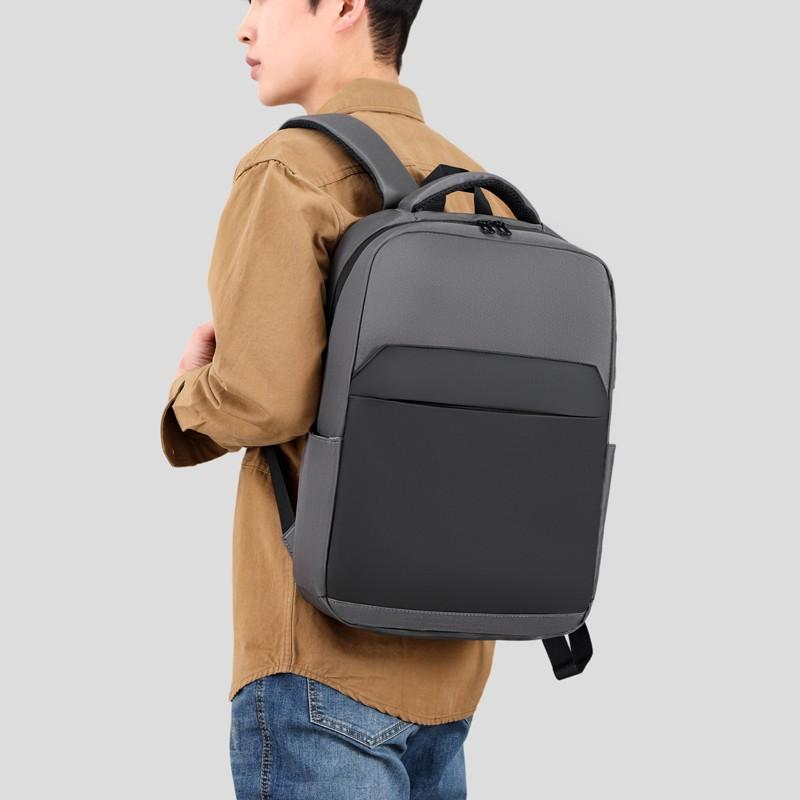 

Сумка для компьютера, Рюкзак, Мужской дорожный рюкзак большой вместимости из ткани Оксфорд, Деловая повседневная мужская сумка 30cm *44cm *10cm серый