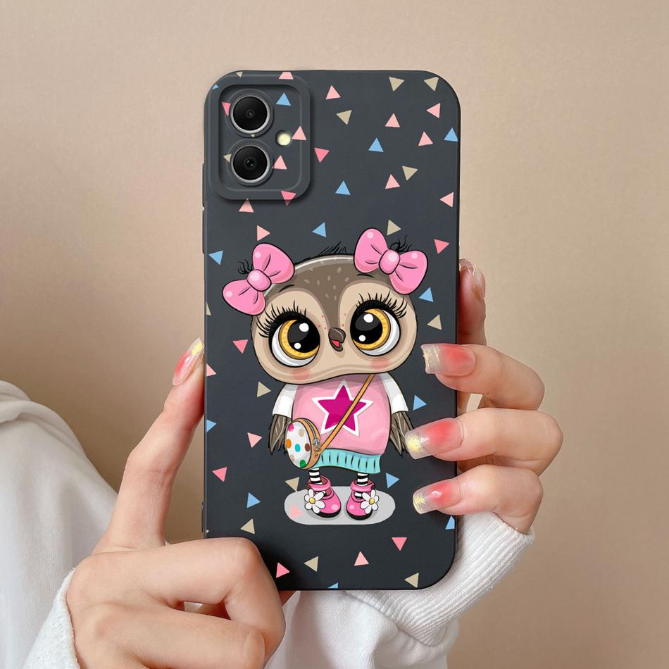 For Samsung Galaxy A05 A05S Phone Cases Simple Unique Soft Liquid Silicone Camera Protection Back Cover For Samsung A 05 Funda