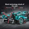 Non-Toxic Technical V12 Super Car Building Blocks Motor Power Puzzle Toys Diy Tabletop Decorations Model Birthday Christmas Halloween Gift