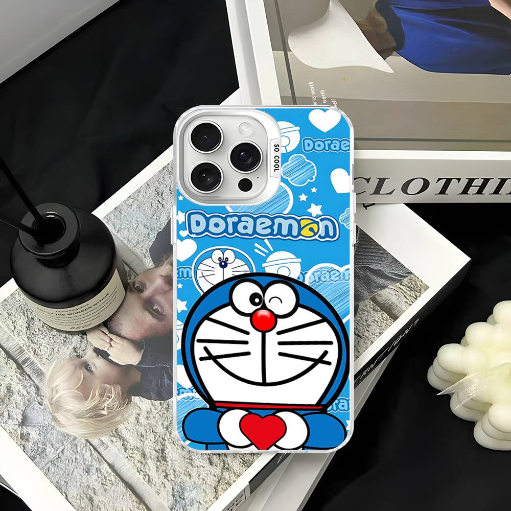Cartoon D-Doraemons Phone Case For IPhone 16 15 14 13 12 11 Pro Max 17 Plus Colorful Cover