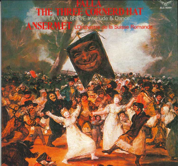 

LP Record ERNEST ANSERMET - Falla: Ballet Music Tricorn Hat SLC8089 LONDON 1979 Japan Obi Classical Used