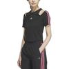 Adidas T Shirts Women's Black Crew Neck Moderate KS2890