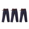 Pack of 3pcs 1/6 Scale Classic Jeans Pants for 12'' Figures Male Body