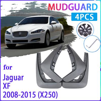 4 PCS Car Mud Flaps  for Jaguar XF X250 2008~2015 Mudguard Splash Guards Fender Mudflaps Auto