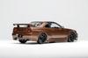 FREESTYLE MOTORHELIX Scale Nissan Skyline CUSTOMIZED VERSION Metal Bronze Finished Product M83414 1/18 GT-R (R34)