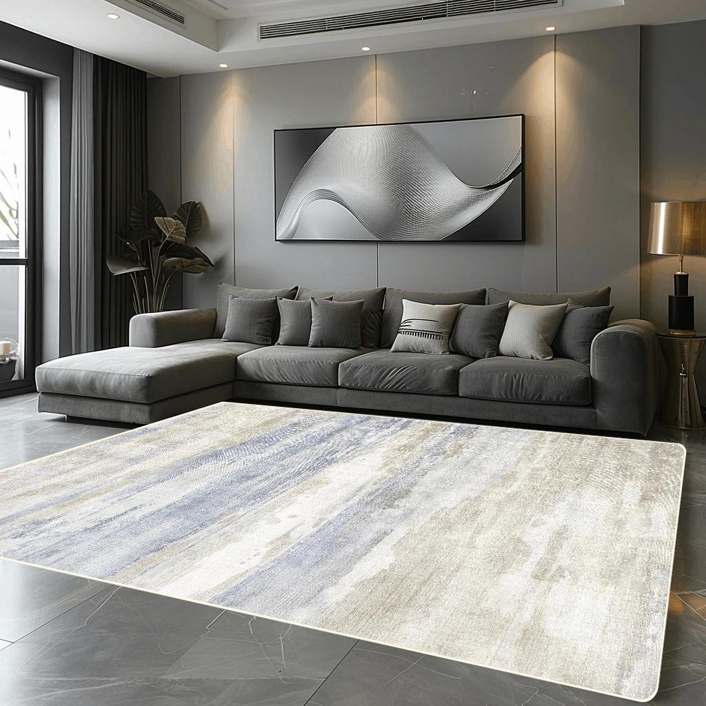 Dekoration Zuhause Teppiche für Wohnzimmer Waschbar Abstrakt Großer Teppich Schlafzimmer Bettseite Bodenmatte Flur Sofa Bereich Teppiche Rutschfest
