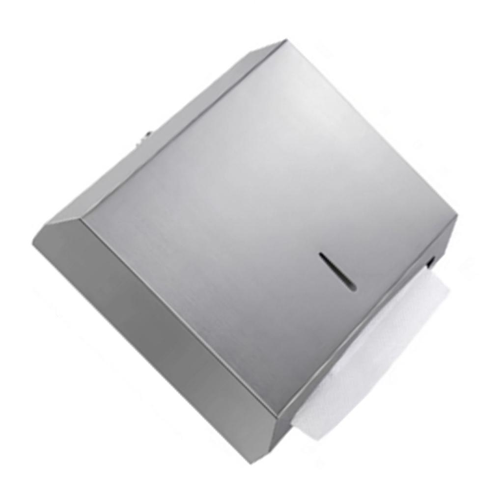 Wall Mounted Paper Towel Dispenser Stainless Steel Toilet Tissue Holder Dispenser Box for Bathroom