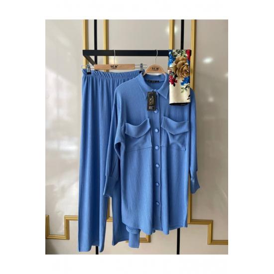 Costume Pantaloni Costum Hijab Dublu Buzunar