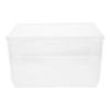 Bread Storage Box Transparent Case Refrigerator Plastic Container Snacks Holder Loaf Pan Drawer Kitchen