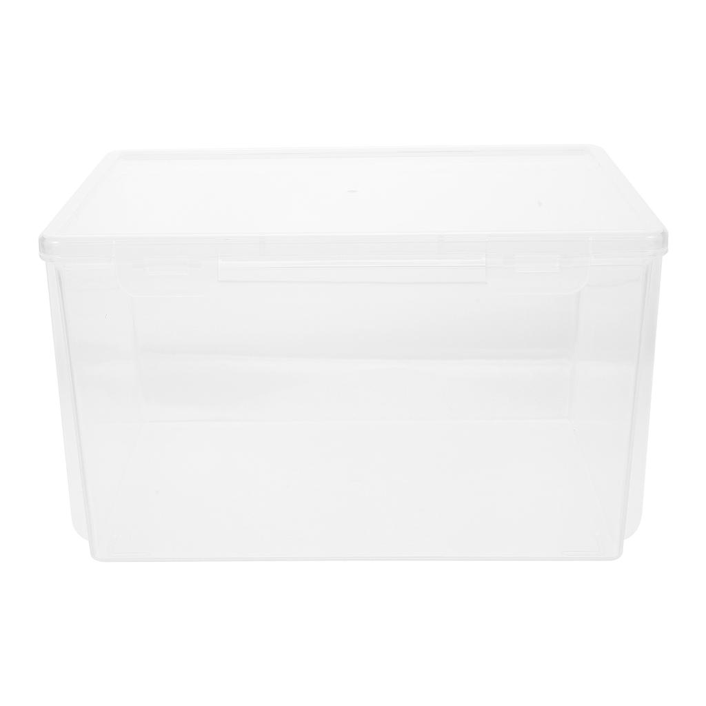 Bread Storage Box Transparent Case Refrigerator Plastic Container Snacks Holder Loaf Pan Drawer Kitchen