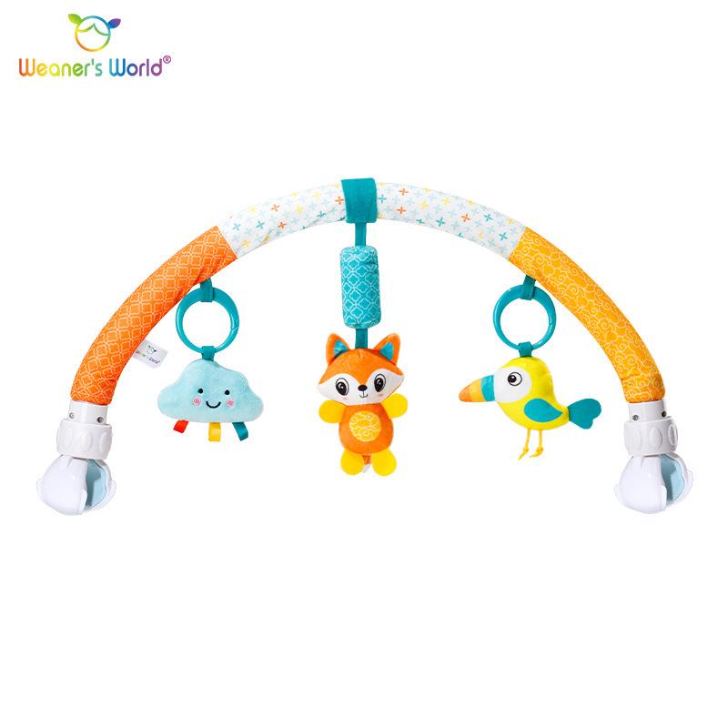 

WeanersWorld Baby Stroller & Crib Hanging Toy with Removable Rattle