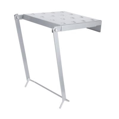 Extendable Adjustable Ladder Shelf Work Platform With Antislip Surfaces 400lb Capacity For Tool Storage Secure Standing