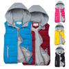 Popular Contrast Color Warm Female Korean Style Drawstring Vest for Office Waistcoat Jacket