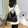 Street Retro Fashion Trend Women's Shoulder Crossbody Bag Zipper Large Capacity Travel Purse and Handbag Casual Backpack
