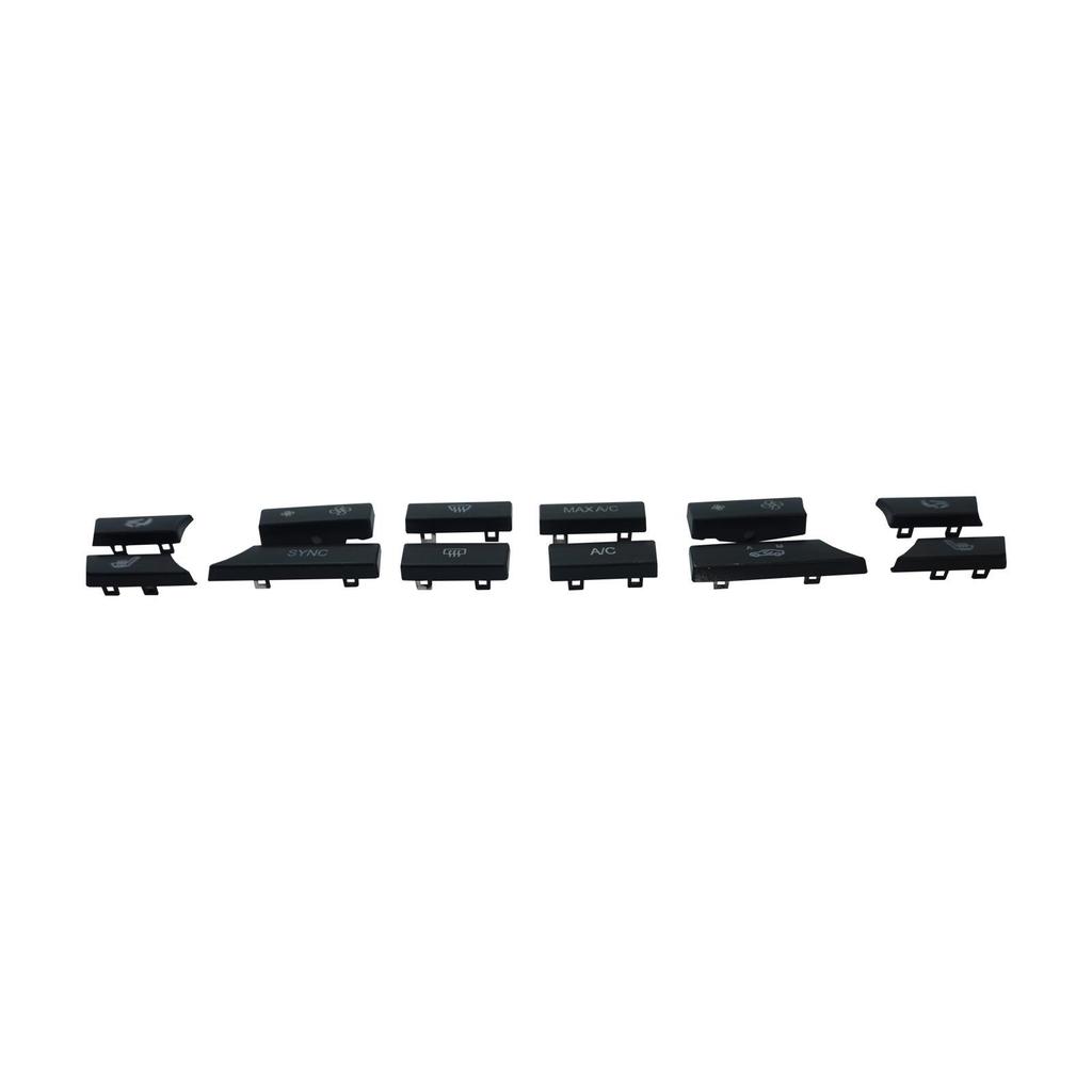 ESC Auto Parts EDP957 12 Pieces HVAC Climate Radio Control Switch Panel Button Cover 9331832 for BMW F10 2011-16 Fast Shipment