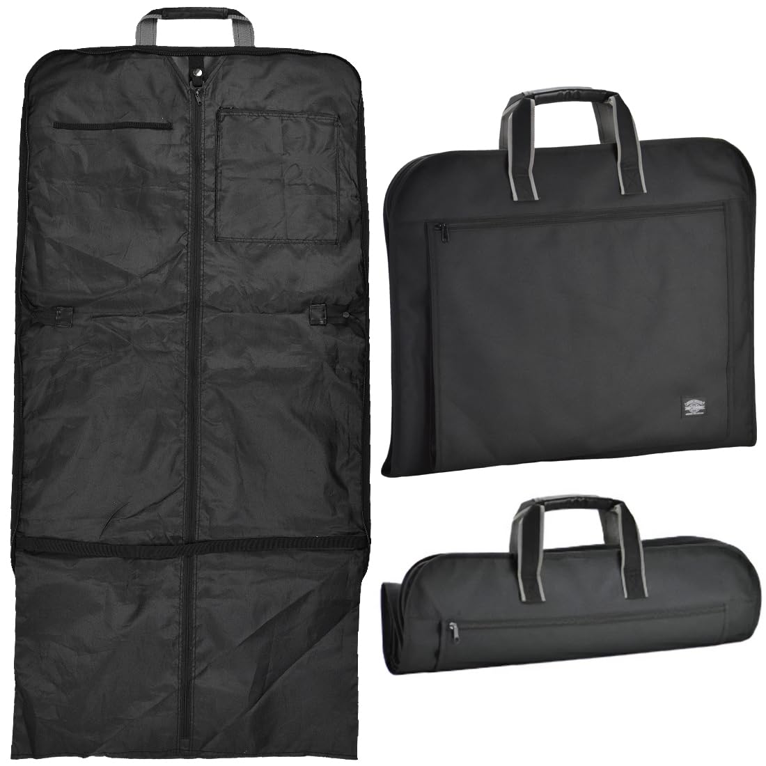 

Черный чехол для одежды для мужчин и костюм для одежды для 1 1 переноски Деловой Церемониальный Траурный [Кожа Bliss] Женщины, Чехол, Сумка, Костюм, Набор, Компактный, Чехол, чёрный