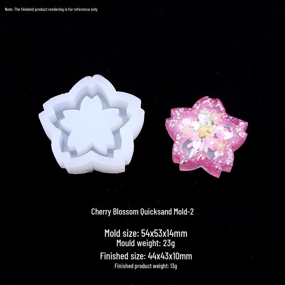 Epoxy Resin Pumpkin Carriage Sakura Peach Silicone Mold