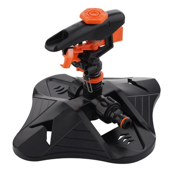 Rotating Lawn Sprinkler Adjustable Universal Simple Installation Garden Water Sprinkler Efficient Stable Irrigation Tool