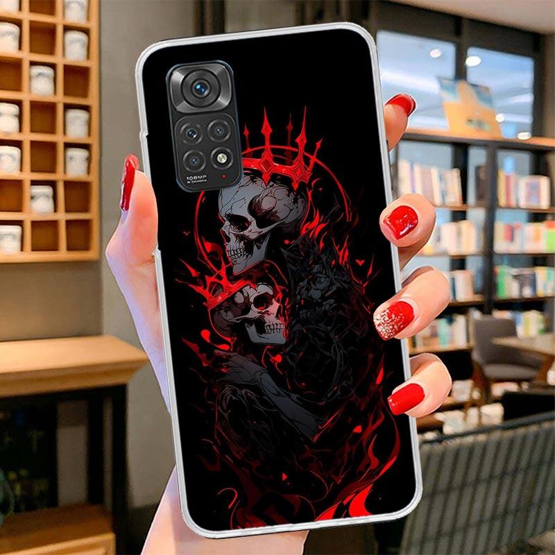 Anatomy Skeleton Heart Lovey Kiss Cover Phone Case For Xiaomi Redmi Note 15 14 13 12 11 10 Pro Plus 14S 12S 11S 11T 11E 10S Soft