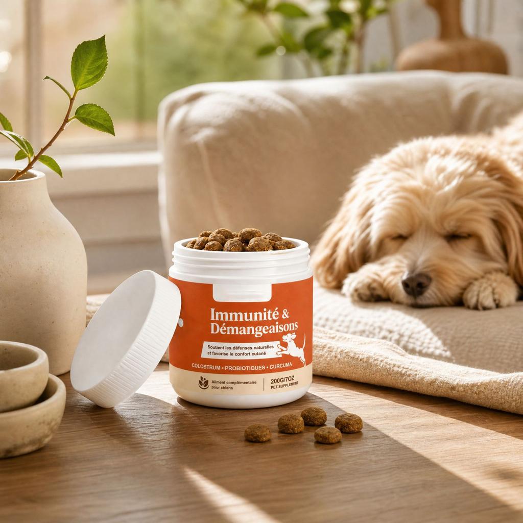 Dog Immune Support Chewable Tablets, Daily Nutritional Supplement, Maintain Healthy Physical State, Support Overall Well‑being for Canines