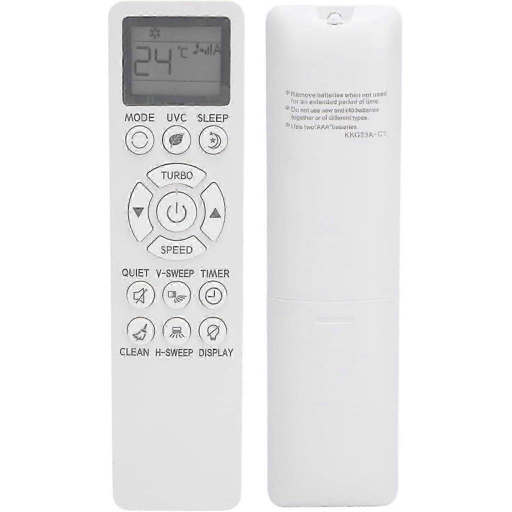 Replacement KKG23A-C1 compatible with Changhong Air Conditioner Remote Control KKG23B-C3