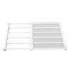 Tension Rod Shelf Adjustable Length Space Saving Nail Free Expandable Closet Shelf for Cabinet Wardrobe 16.5in Width