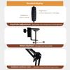 Led Folding Long Arm Eye Protection Lamparas Usb Reading Study Studio Portable Desktop Clip Light Desk Table Lamp for Students