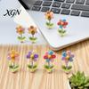 Innenraum-Autodekoration Federnde Wackelblume Armaturenbrett-Ornament, Wackelkopf-Sonnenblumen-Dekor, Niedlich für Rückspiegel und Home Office