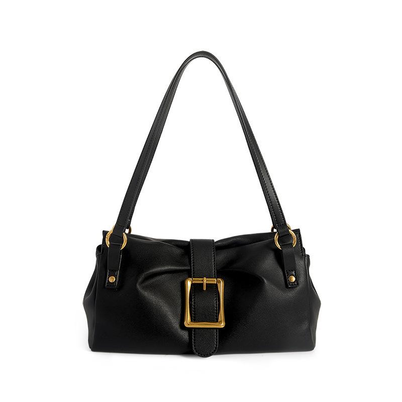 New Style Underarm Women's Bag Trendy High-end Bags Genuine Leather Slanted Cowhide Shoulder Bag Niche Handbag Bag